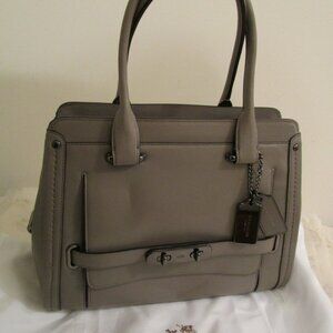 Coach Fog Leather Swagger